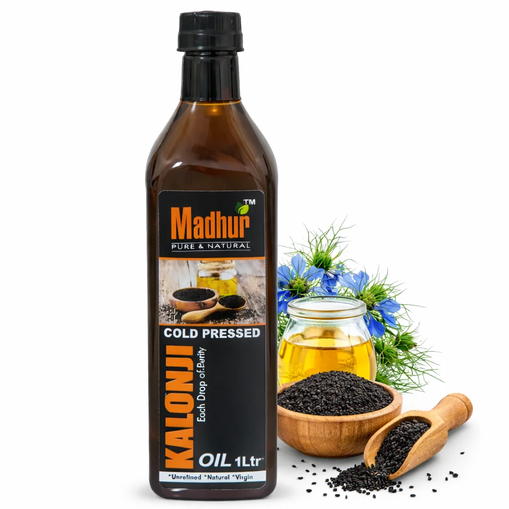 Madhur Pure & Natural Cold Pressed Kalonji Oil (Black Seed Oil) - Image 5
