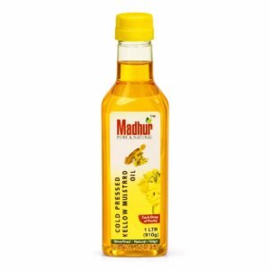 Madhur Pure & Natural Cold Pressed Yellow Mustard Oil