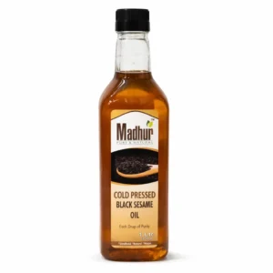 Madhur Cold Pressed Black Sesame Oil | 100% Pure & Natural